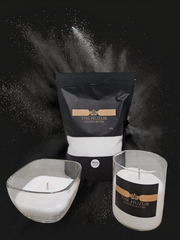 Huzur Pearl Sand Candle Kit – 17.63oz Wax Granules & 30 Wicks
